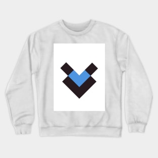 Aston Villa White, Black and Blue 1990 Away Sleeve Crewneck Sweatshirt